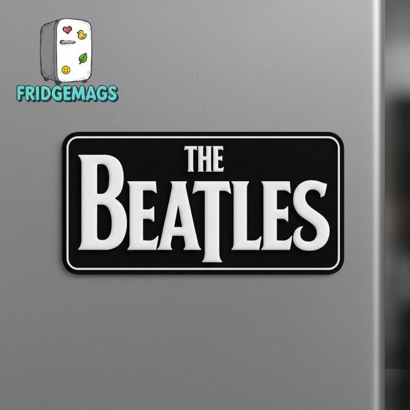 The Beatles Fridge Magnet