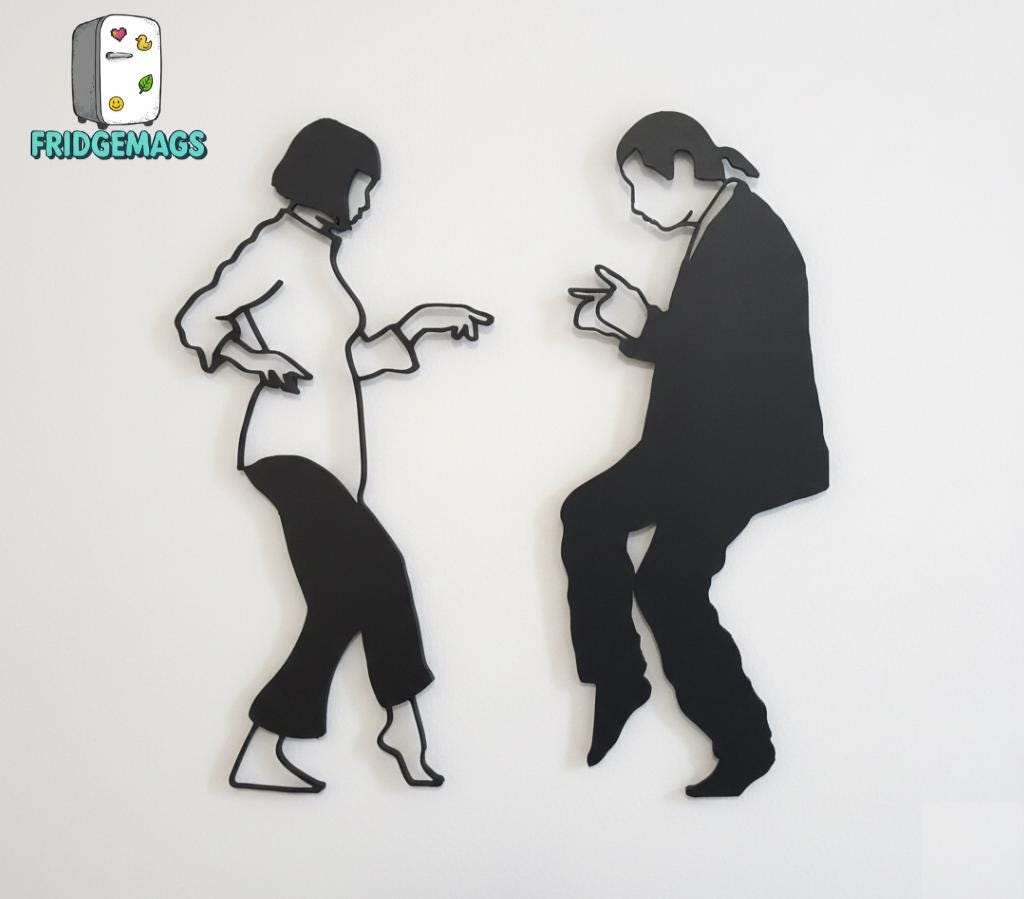 Pulp Fiction Fridge Magnet