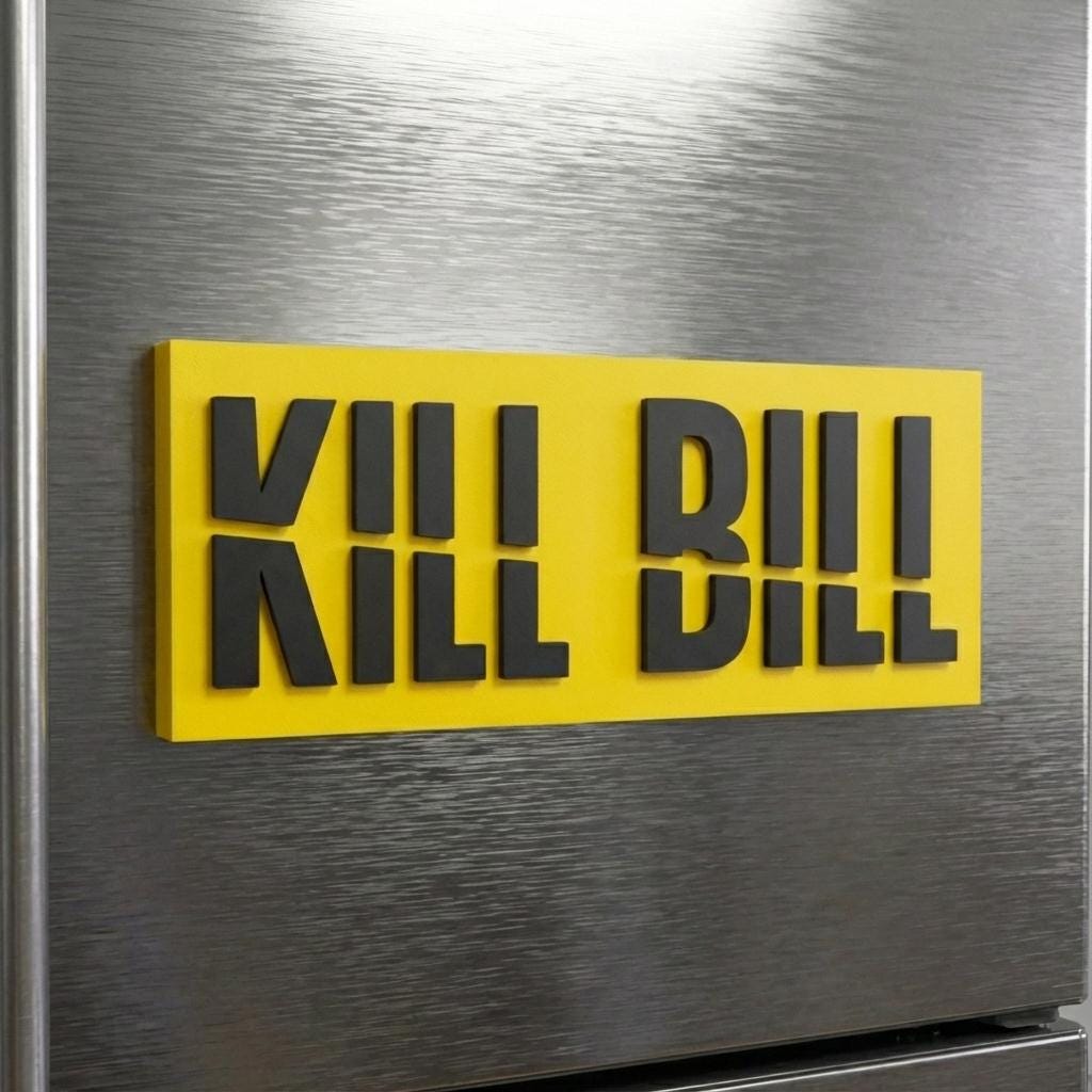 Kill Bill Logo Magnet