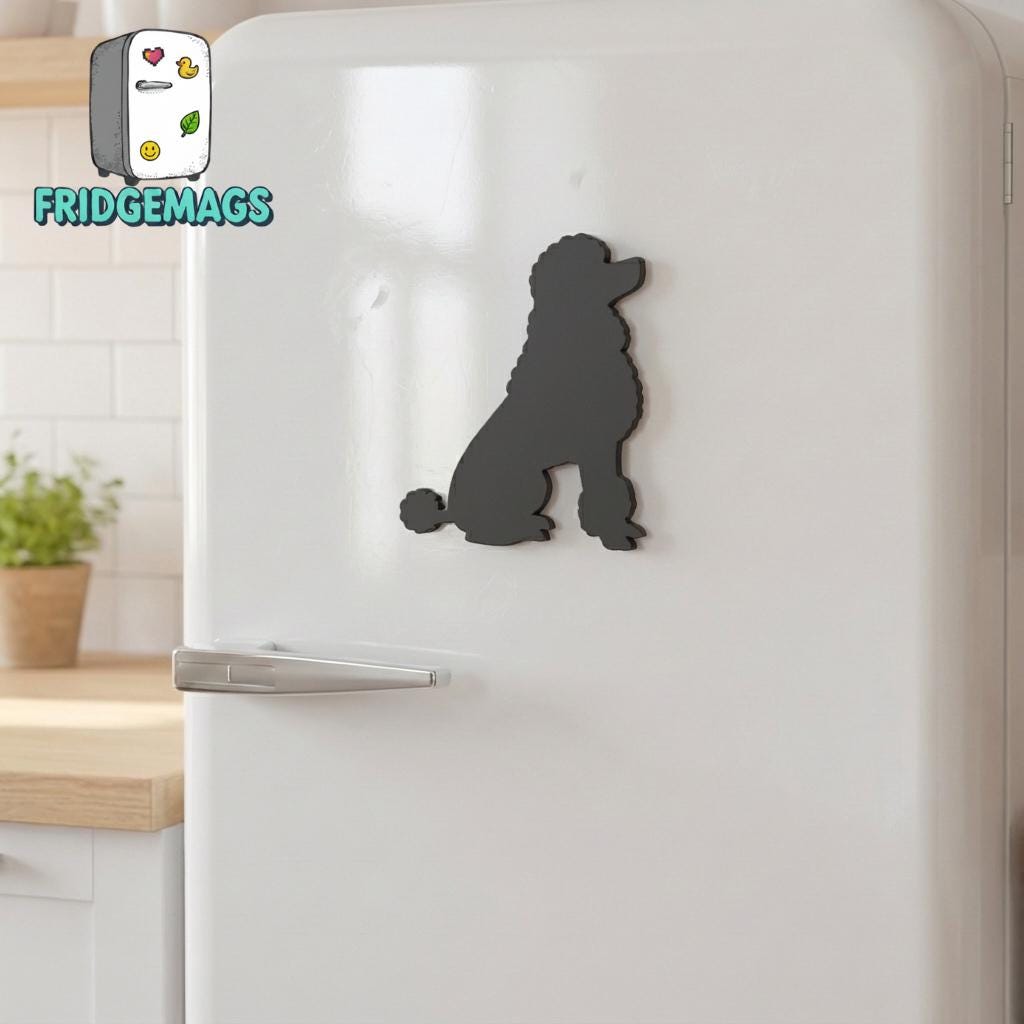 Poodle Magnet – Dog Lover Gift