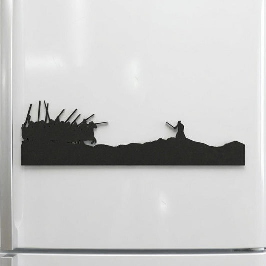 Game of Thrones Inspired Magnet - Battle Scene GOT