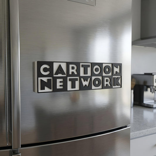 Cartoon Network Fridge Magnet - Retro TV Nostalgia Gift
